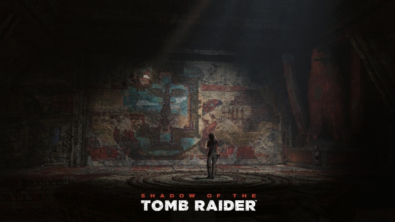 indoors, wall, Lara Croft, no people, dark, Shadow of the Tomb Raider, video games, graffiti, script, information, 2K, Tomb Raider, day, text, communication