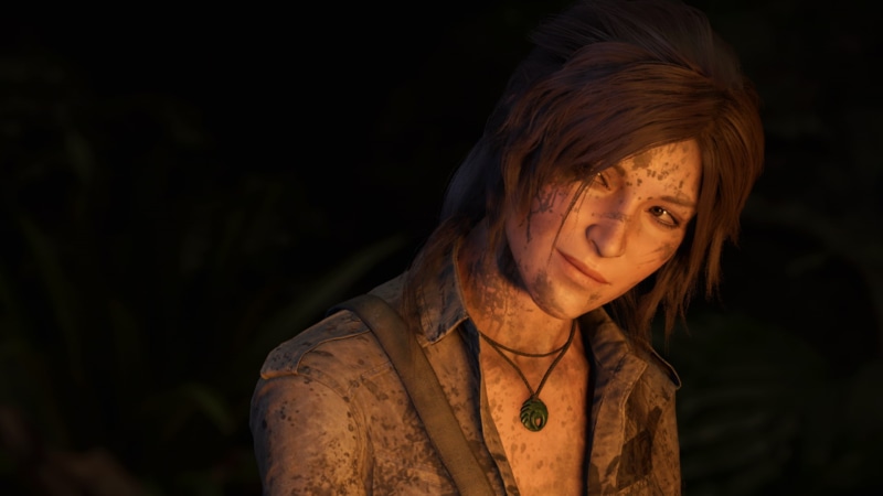 looking at camera, front view, young women, casual clothing, focus on foreground, looking, women, Tomb Raider, beautiful woman, hairstyle, Lara Croft, nature