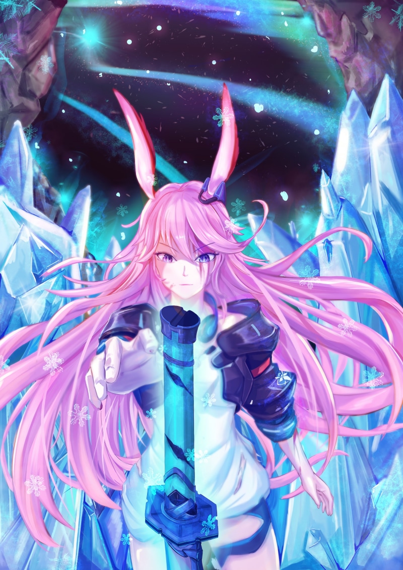 real people, technology, animal wildlife, anime, sea, pink color, Yae Sakura (Honkai Impact), women, arts culture and entertainment, marine, vertebrate