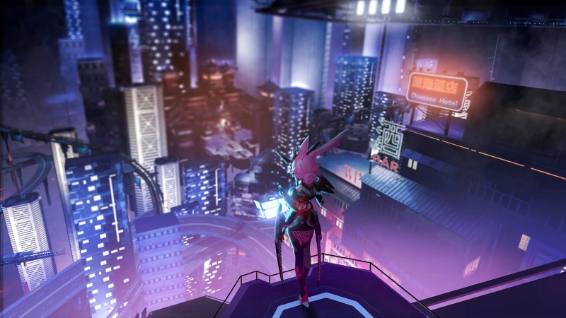 2K, anime girls, cityscape, anime, Honkai Impact 3rd, Yae Sakura (Honkai Impact)