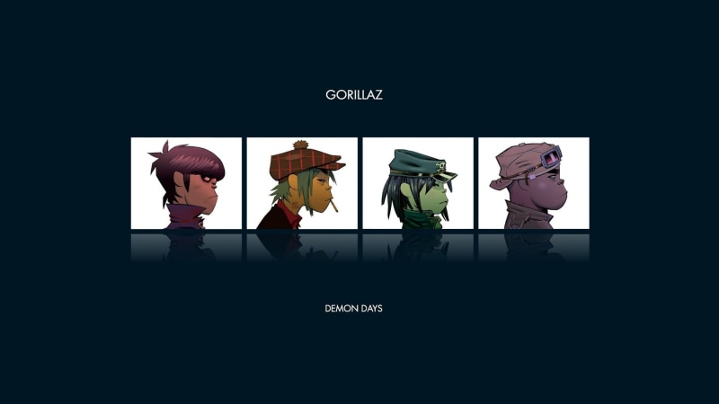 Gorillaz, album covers, 1080P, music
