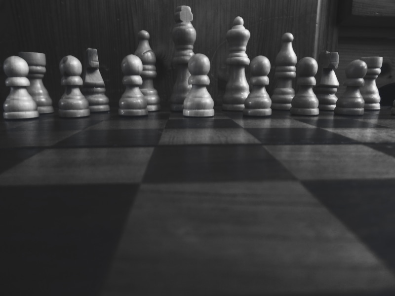 close-up, piece, modern, leisure games, chess, indoors, black, set, chess piece, photography, chess board, strategy, 5K, home, queen - chess piece, relaxation