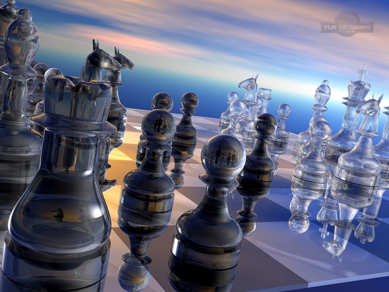 3D Chess Table, art, virtual, Abstract, 3d and cg, 3D, cg, 480P, chess, 3D Chess, hd, d
