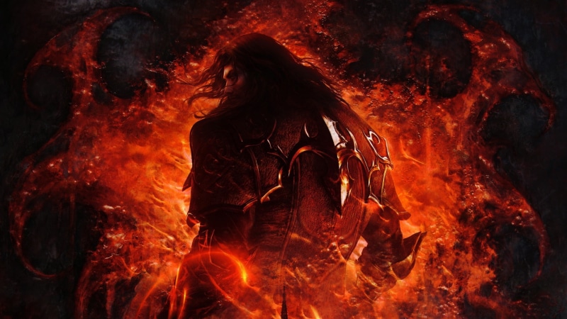architecture, 1080P, orange color, red, outdoors, horror, fire, Castlevania: Lords of Shadow 2, spooky, video games, smoke - physical structure, night