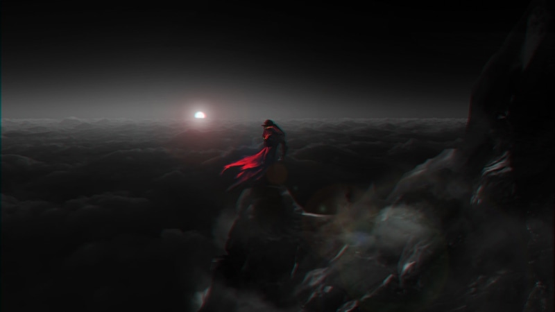 effects, 1080P, Castlevania: Lords of Shadow, fantasy art, Dracula, Castlevania, vampires, clouds, mountains