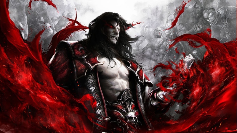 fan, 1080P, man, suit, Castlevania, video games, red, Castlevania: Lords of Shadow 2, art