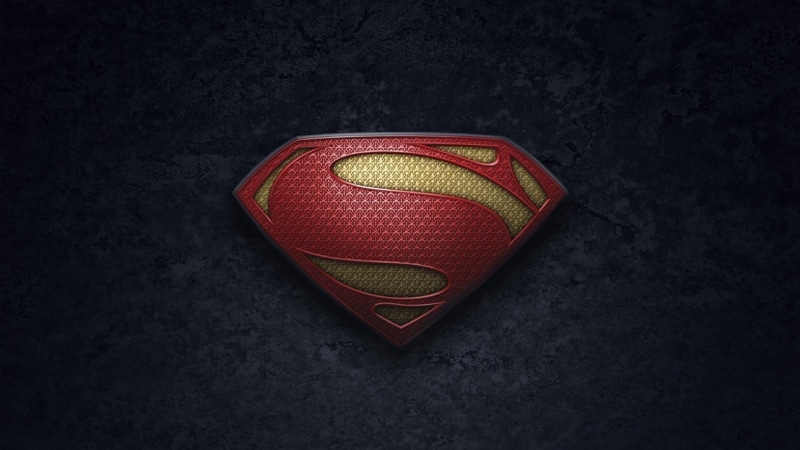 dark, logo, 1080P, dark background, superman, background