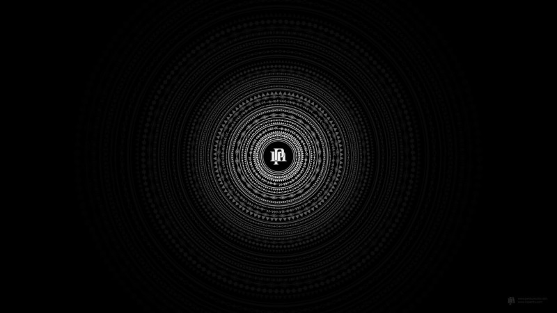 geometric shape, no people, arts culture and entertainment, architecture, black color, circle, black, indoors, nightlife, backgrounds, mandala, black background