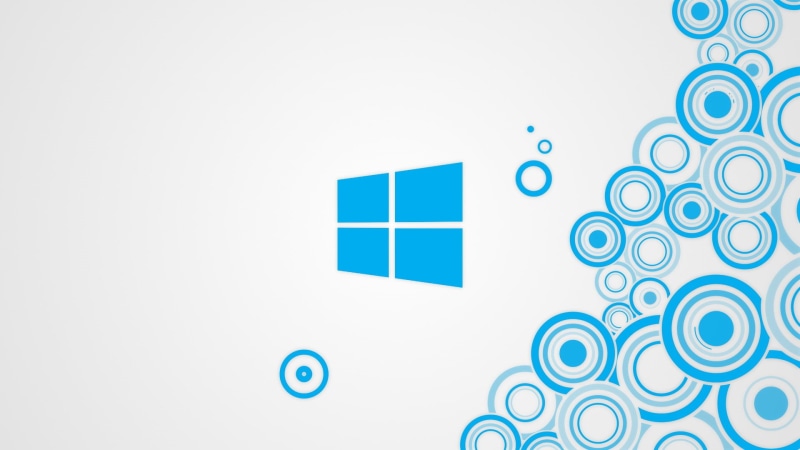 blue, shape, Windows 8, no people, minimalism, circle, studio shot, 1080P, copy space, logo, symbol, pattern, data, connection, technology, communication
