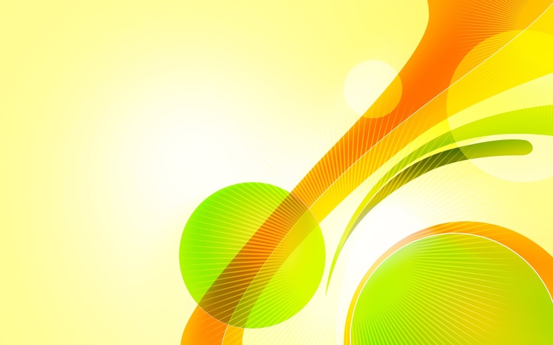 2K, yellow, great, abstract, circle, colourful, green