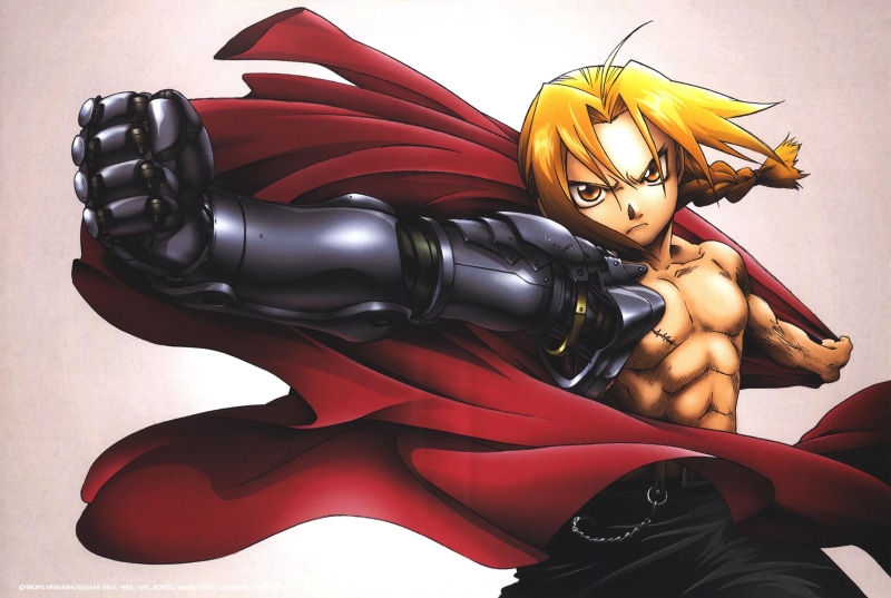people, anime boys, red, elric, female likeness, male likeness, edward, protection, women, indoors, Full Metal Alchemist, black color, studio shot, human representation