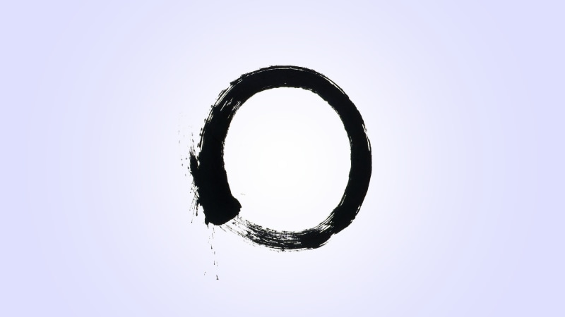 circle, Zen, 1080P, Ouroboros, Ensō