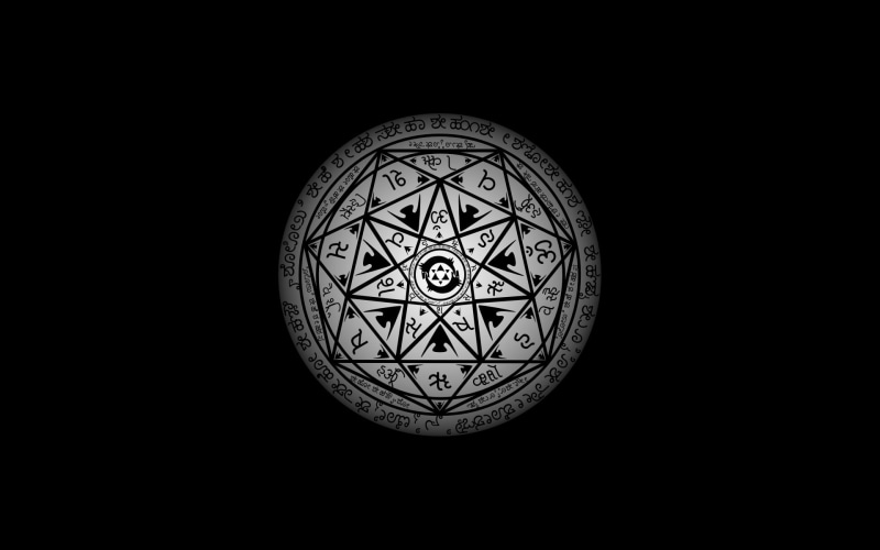 1080P, transmutation, fullmetal, anime, alchemist, cartoon/comic, black, circle, hd