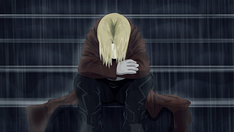 real people, waist up, one person, lifestyles, hair, young women, edward, indoors, depression - sadness, front view, wall - building feature, portrait