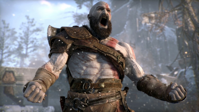 god of war 4, video games, God of War, God of War (2018), Kratos, 1080P