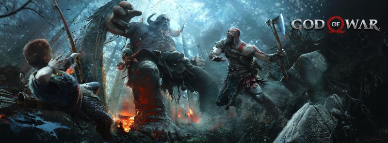 God of War, valhalla, God, god of war 4, 2K, Kratos, video games, Omega