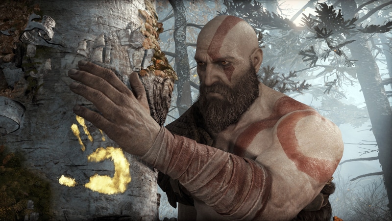 God of War, mid adult, mature adult, Kratos, nature, adult, god of war 4, mid adult men, portrait, one person, headshot, human face, God of War (2018)