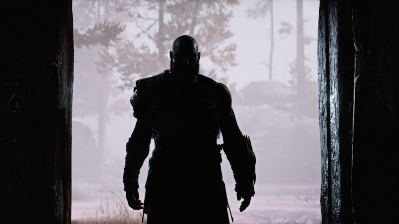 standing, 1080P, clothing, leisure activity, winter, real people, Kratos, one person, warm clothing, three quarter length, silhouette, architecture, snow