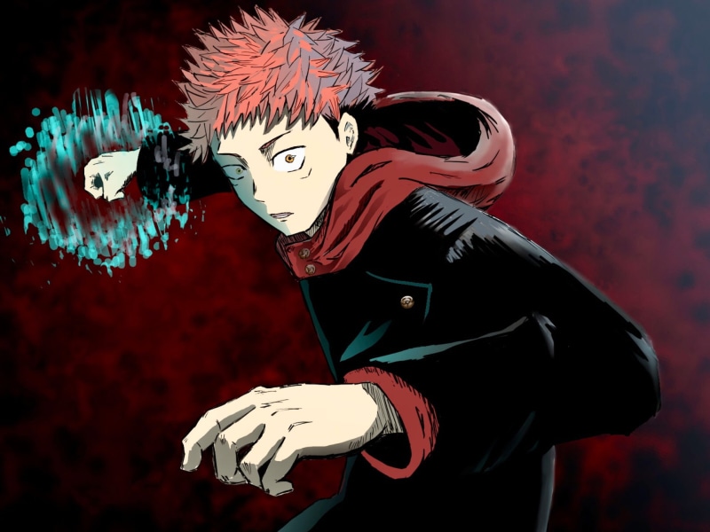 anime boys, Jujutsu Kaisen, anime, Yuji Itadori, 1080P