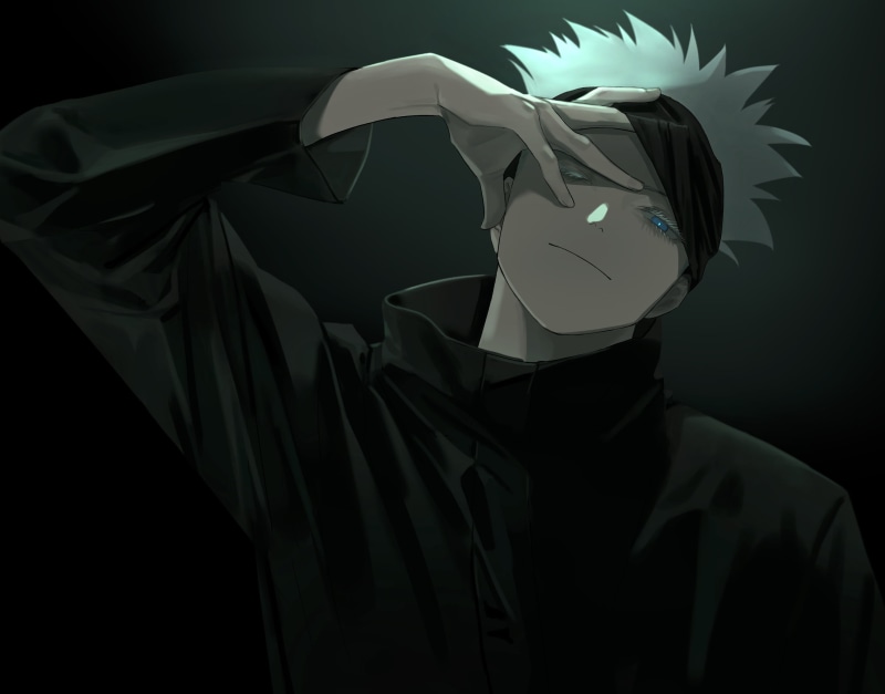 anime boys, anime, Satoru Gojo, Jujutsu Kaisen, 2K
