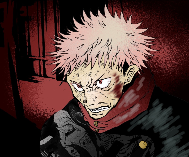 Anime, Jujutsu Kaisen, 2K, Yuji Itadori