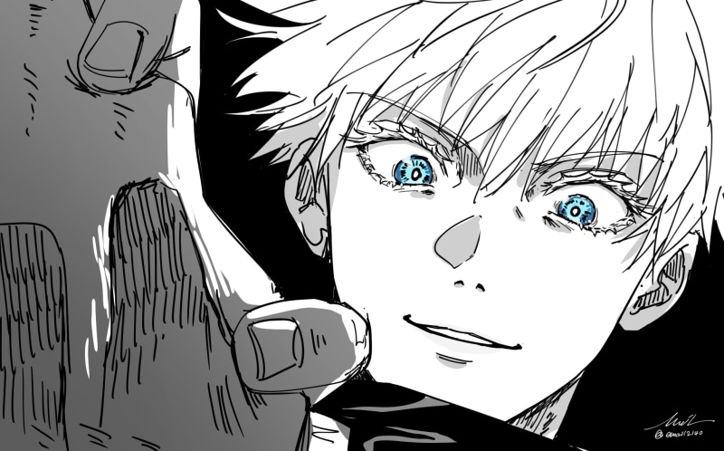 anime boys, Satoru Gojo, Jujutsu Kaisen, 1080P, Jujutsukaisen, anime men