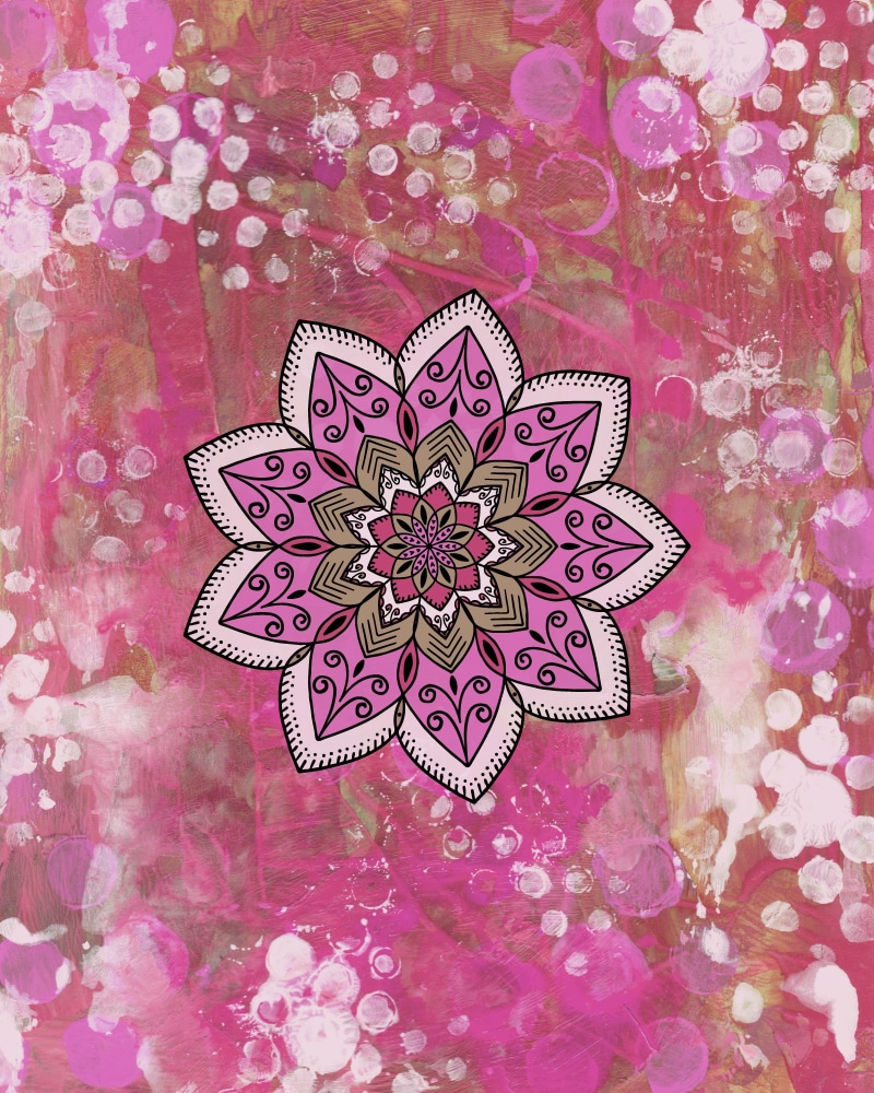 plant, flowering plant, nature, art and craft, patterns, stains, pink color, pattern, full frame, beauty in nature, floral pattern, decoration, creativity