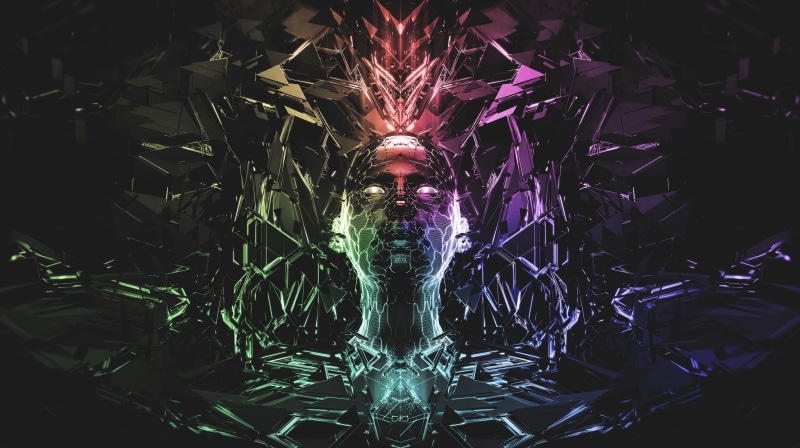 2K, futuristic, color wheel, 3D Abstract, abstract, hardstyle