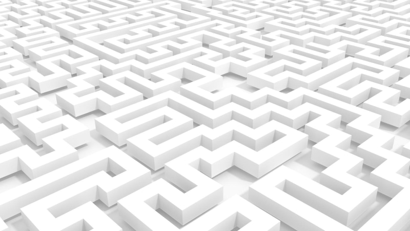 d, bright, boxes, white, 3d, maze, abstract, lines, shapes, 1080P, 3d and abstract