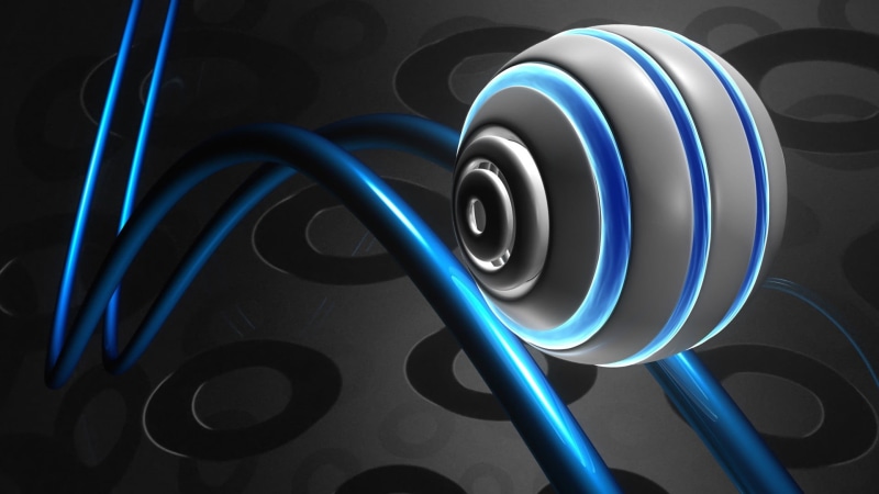 3D, multi colored, black, blue, electricity, abstract, beats, indoors, render, black background, geometric shape, electrical equipment, shape, digital art