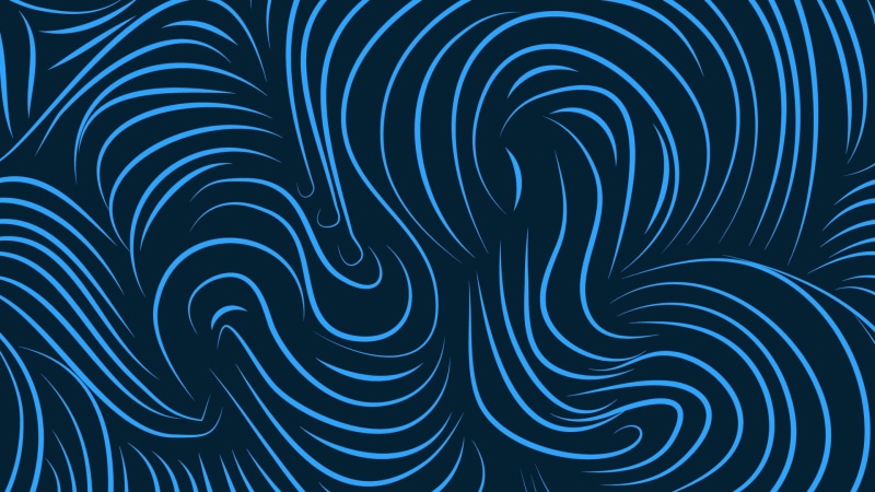 1080P, wave pattern, motion, pattern, nature, striped, blue, wavy lines, design, black, curve, swirl, painting, close-up, studio shot, backgrounds, abstract