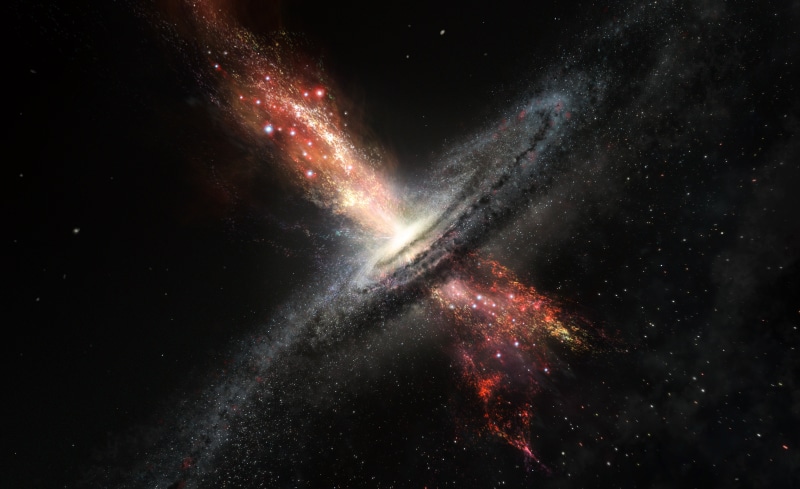 beauty in nature, star - space, outdoors, no people, dark, celebration, event, bright, mystery, galaxy, orbiting, exploding, red, milky way, space, sky