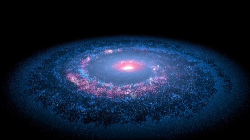 blue, galaxy, 4K, Solar system, star - space, indoors, Milky way, single object, science, space, 4K, Spitzer Space Telescope, exploding, astronomy, NASA