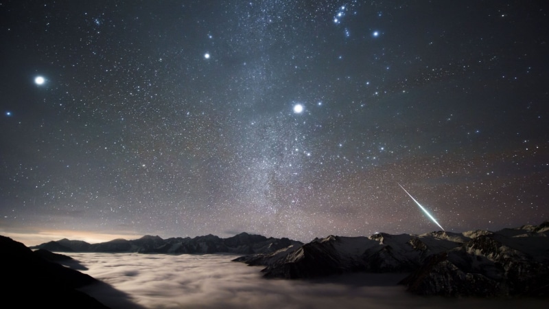 constellation, star, no people, star - space, starry, mountain, NASA, environment, tranquil scene, scenics - nature, sky, space, nature, star field, landscape