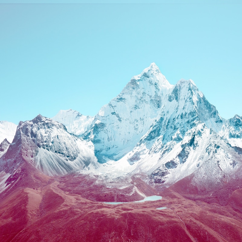 cold temperature, tranquility, himalayas, sky, no People, hiking, nature, idyllic, day, 1080P, mountains, filter, snowcapped mountain, mountain, outdoors