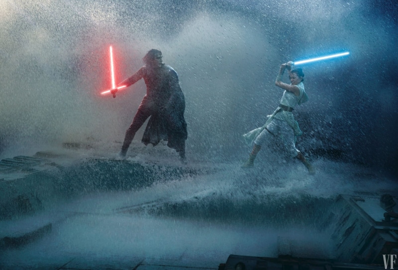 1080P, movies, Vanity Fair, Rey (from Star Wars), Sith, Star Wars: Episode IX - The Rise of Skywalker, Star Wars: Episode IX: The Rise of Skywalker, lightsaber