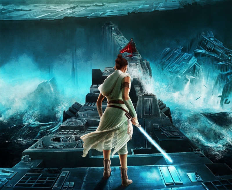 Rey (Star Wars), 1080P, Star Wars: The Rise of Skywalker, Lightsaber, Kylo Ren, Star Wars