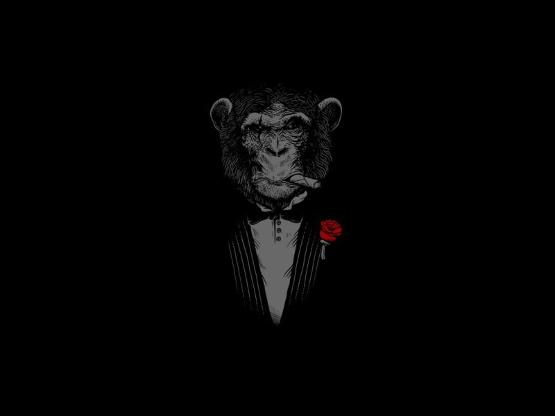 cut out, symbol, sign, animal head, studio shot, vertebrate, copy space, portrait, mammal, vector, monkey, close-up, smoking, selective coloring, no people