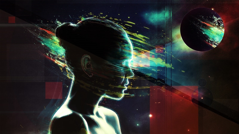 motion, planet, concepts, data, one Person, woman, cyberspace, space, girl, headshot, science, communication, abstract, mind, creativity, pattern, men
