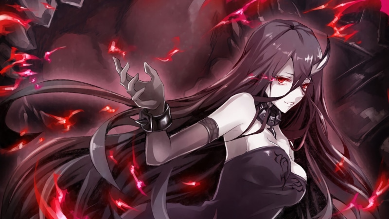 red, anime girls, anime, art and craft, no people, red eyes, black color, indoors, backgrounds, Kantai Collection, artwork, night, leather, close-up, long hair