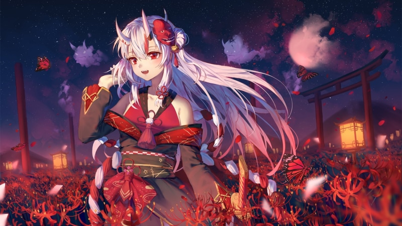 Anime, Virtual Youtuber, Nakiri Ayame, 1080P