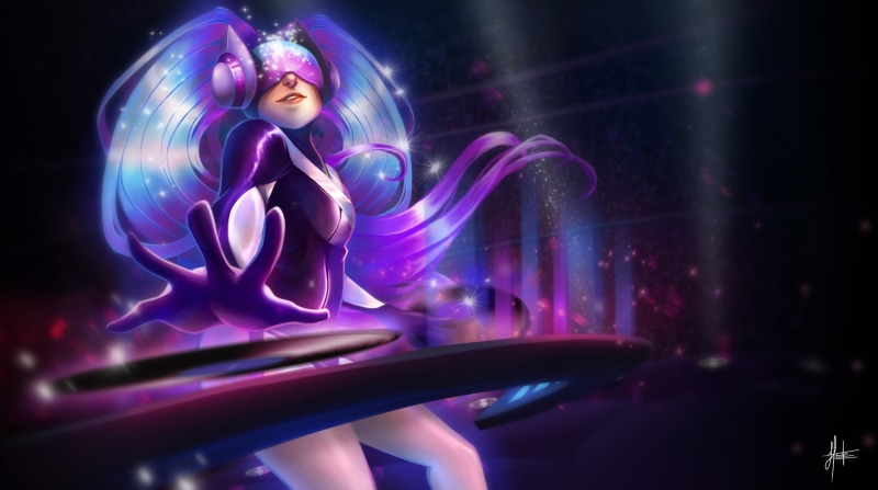 young adult, DJ Sona, women, one person, motion, adult, purple, nightlife, futuristic, dark, fashion, music, night, females, 1080P, disco dancing, arts culture and entertainment