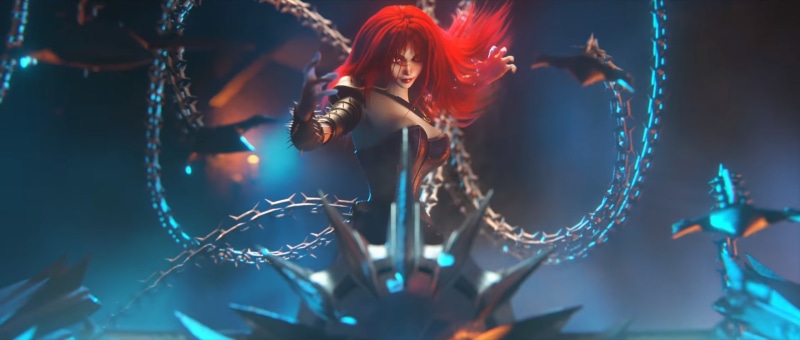 Sona (League of Legends), night, portrait, nightclub, beautiful woman, stage - performance space, young adult, League of Legends, Pentakill, performance