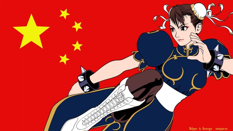 arts culture and entertainment, Chun-Li, performance, Street Fighter, pop musician, musician, li, 1080P, females, flag, event, red, dancing, rock music