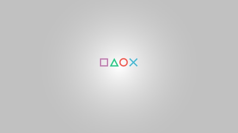 Adobe Illustrator, Sony, simple, 1080P, gray, PlayStation