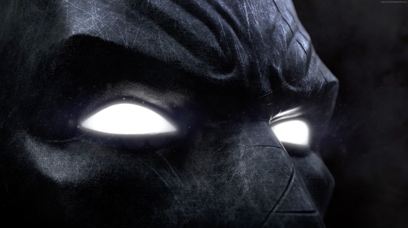 night, light - natural phenomenon, illuminated, PS4, Batman: Arkham VR, glowing, black background, PS VR, 2K, human face, headshot, human body part, lighting equipment