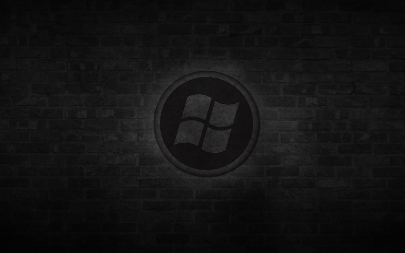 1080P, tech, hi tech, windows, logo, dark