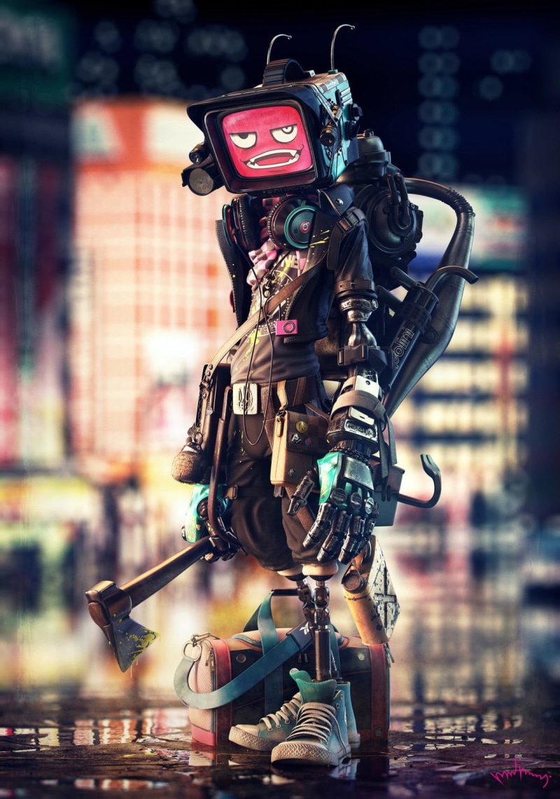 surveillance, full length, movie, work Helmet, military, city, standing, power, toy, machinery, imagination, outdoors, street, building exterior