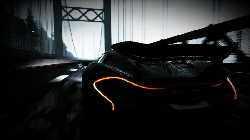 architecture, black color, empty, Project cars, 1080P, car, curtain, chair, black, indoors, McLaren P1, still life, domestic room, leather, personal accessory