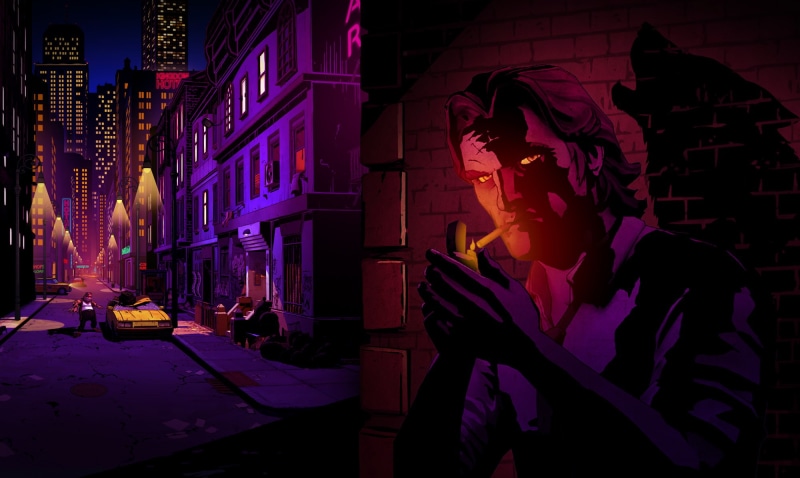 bigby, us, video, wolf, games, 1080P, among, video games, smoking, the wolf among us